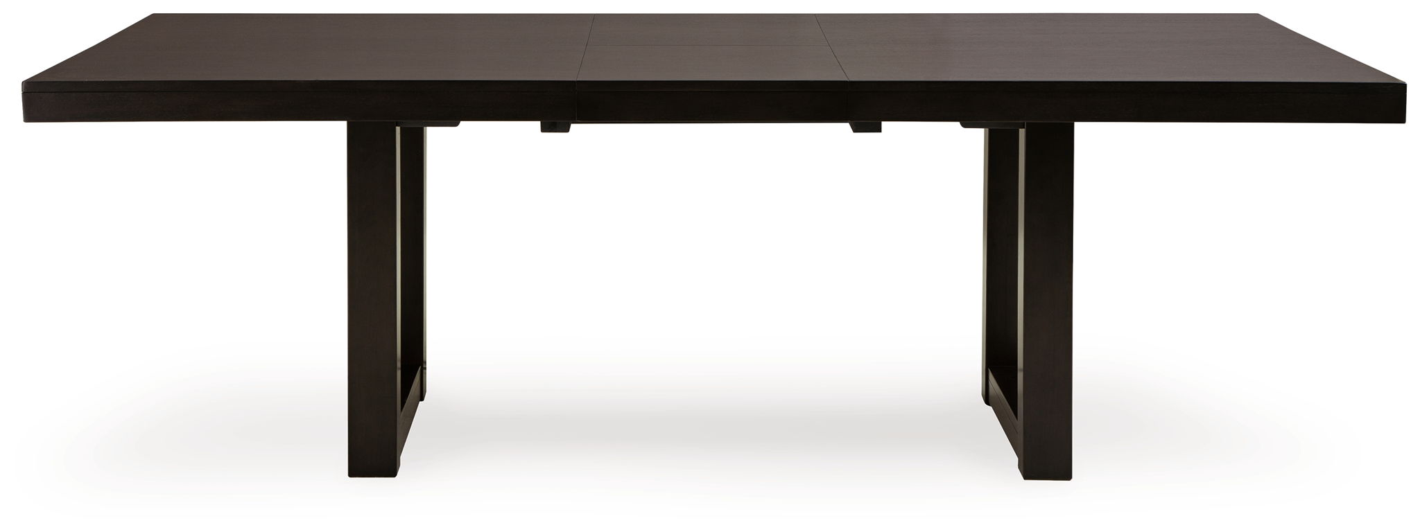 Neymorton - Rectangular Dining Room Butterfly Extension Table - Dark Grayish Brown