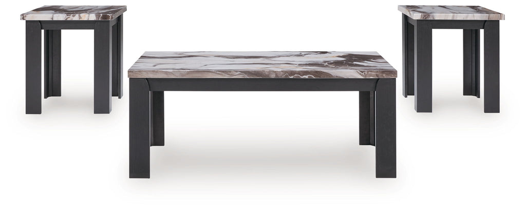 Jazmore - Occasional Table Set (Set of 3) - Dark Brown