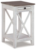 Adalane - Accent Table - White / Gray