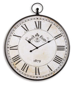 Augustina - Wall Clock - Antique Black