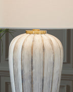 Lanwell - Poly Table Lamp - Antique Gray