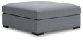Bealton - Oversized Accent Ottoman - Salt And Pepper