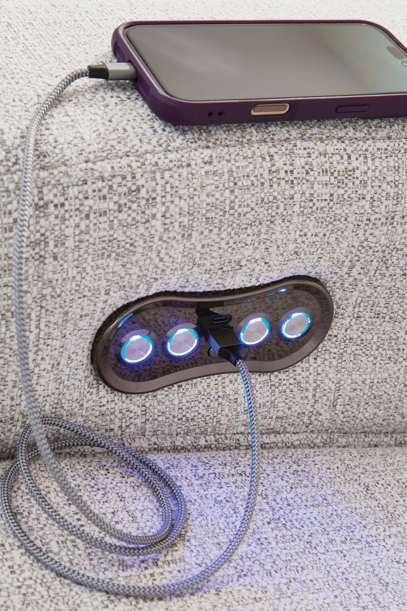 Modmax II - Reclining Sectional - Stone