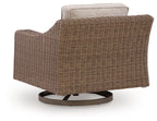 Laguna Heights - Swivel Lounge With Cushion - Beige