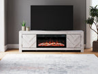 Cayboni - LG TV Stand With Fireplace Option