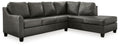 Valderno - 2-Piece Sectional With Raf Corner Chaise - Fog