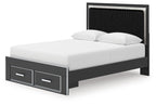 Zuraleus - Upholstered Panel Platform Storage Bed