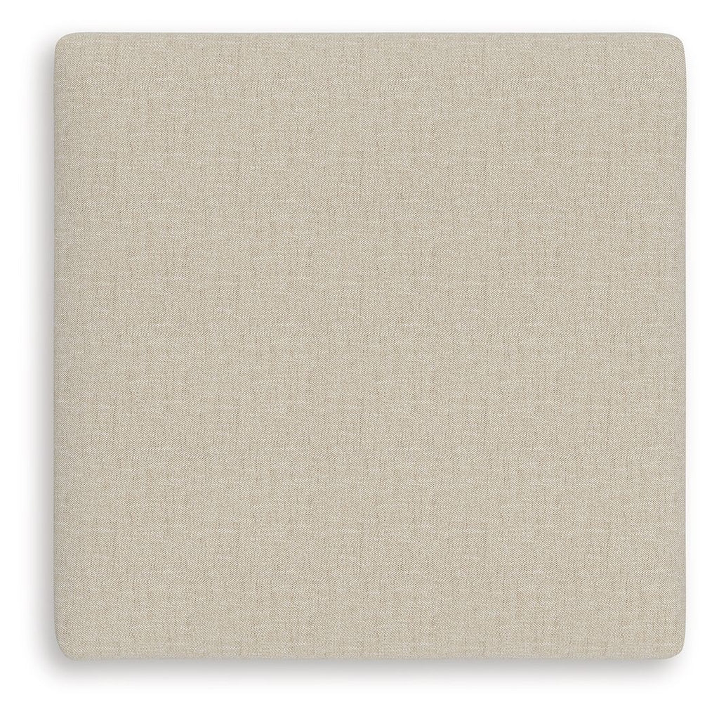 LadyMae - Oversized Accent Ottoman - Twill