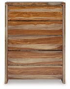 Dressonni - Five Drawer Chest - Brown