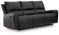 Glossmore - Reclining Sofa - Black