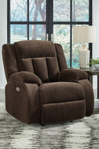 Free Wake - Power Rocker Recliner - Chocolate