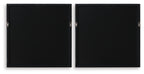 Downyard - Wall Art Set (Set of 2) - Black / Beige