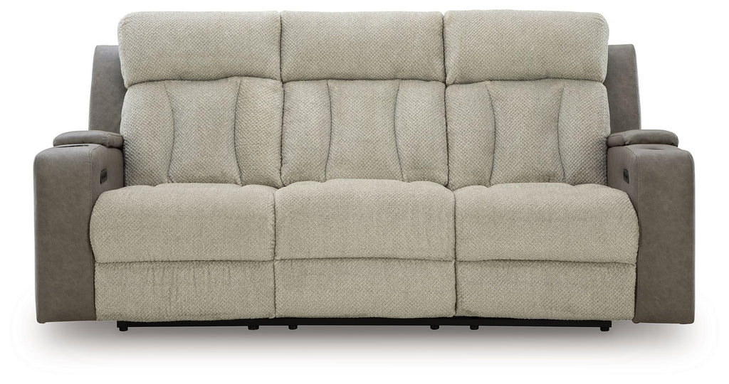 WhipLash - Power Reclining Sofa With Adj Headrest - Sisal