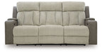 WhipLash - Power Reclining Sofa With Adj Headrest - Sisal