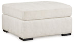 Chessington - Oversized Accent Ottoman - Ivory