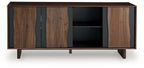 Welby - Accent Cabinet - Brown / Charcoal