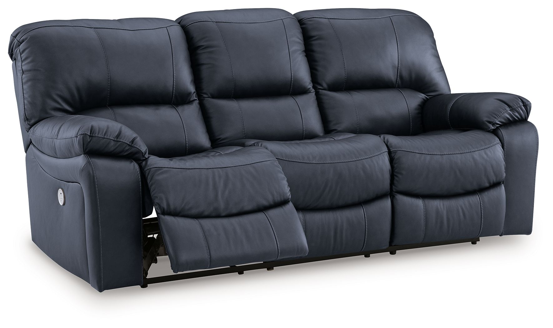 Leesworth - 3 Pc. - Power Reclining Sofa, Power Reclining Loveseat, Power Rocker Recliner - Ocean