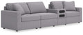 Modmax - Straight Sectional - Granite