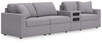 Modmax - Straight Sectional - Granite