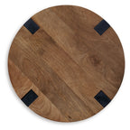 Hanneforth - Round End Table - Brown