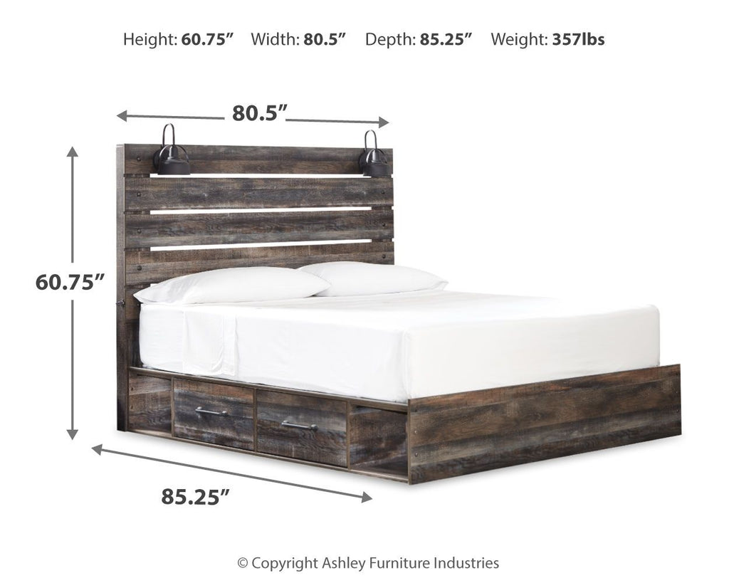 Drystan - Panel Bed