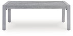 Hurley Park - 4 Pc. - Outdoor Sofa, 2 Lounge Chairs And Coffee Table - Gray