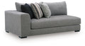 Creston Heights - LAF Corner Chaise - Smolder