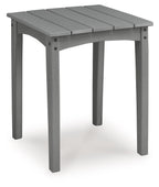 Cove Beach - Square End Table - Gray