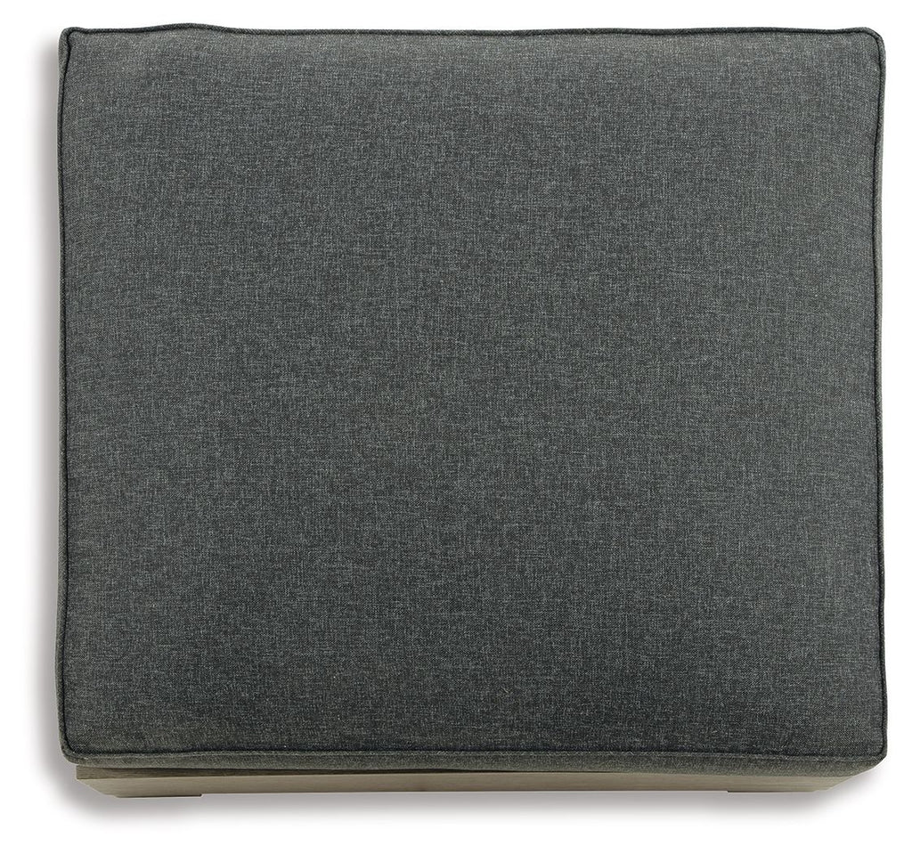 Citrine Park - Ottoman With Cushion - Brown