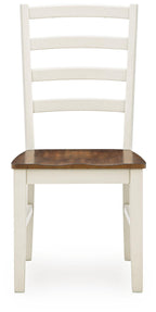 Brinfern - Dining Room Side Chair (Set of 2) - Brown / Antique White