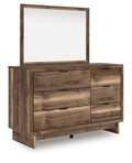 Chirason - Dresser And Mirror - Brown
