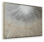 Waldard - Wall Art - Gray / Taupe / White