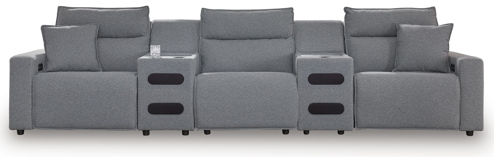Modmax II - Reclining Sectional - Salt And Pepper