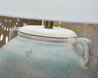 Shawburg - Terracotta Table Lamp - Antique Green
