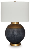 Adara - Metal Table Lamp - Blue / Gold Finish