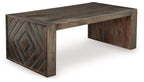 Dreggan - Rectangular Cocktail Table - Brown