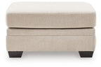 Mandi Point - Oversized Accent Ottoman - Marble