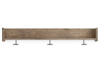 Oliah - Wall Mounted Coat Rack w/Shelf - Natural
