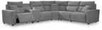 Modmax II - Reclining Sectional - Salt And Pepper