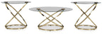 Crimonti - Occasional Table Set (Set of 3) - Champagne