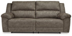Laresview - 2 Seat Reclining Sofa - Fossil