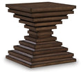 Hannodream - Square End Table - Warm Brown