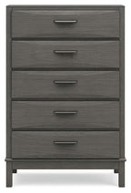 Mazing - Five Drawer Chest - Gray