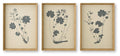 Huddwick - Wall Art Set (Set of 3) - Linen / Black