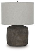 Zandophen - Metal Table Lamp - Antique Gray