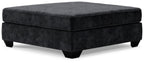 Lavernett - Oversized Accent Ottoman - Charcoal