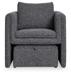 Vreni - Accent Chair - Charcoal / Black