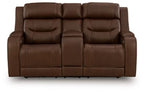 Knightington - Power Reclining Loveseat With Audio Seating