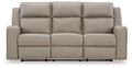 Lavenhorne - Rec Sofa W/Drop Down Table - Pebble
