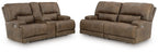 Beckley Place - 2 Pc. - Power Reclining Sofa And Loveseat - Earth